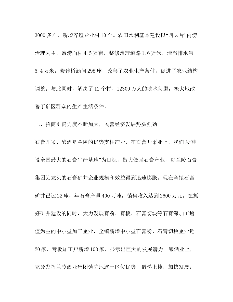 乡镇年工作总结及年工作计划2_第3页