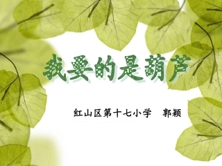 我要的是葫芦课件 (3)