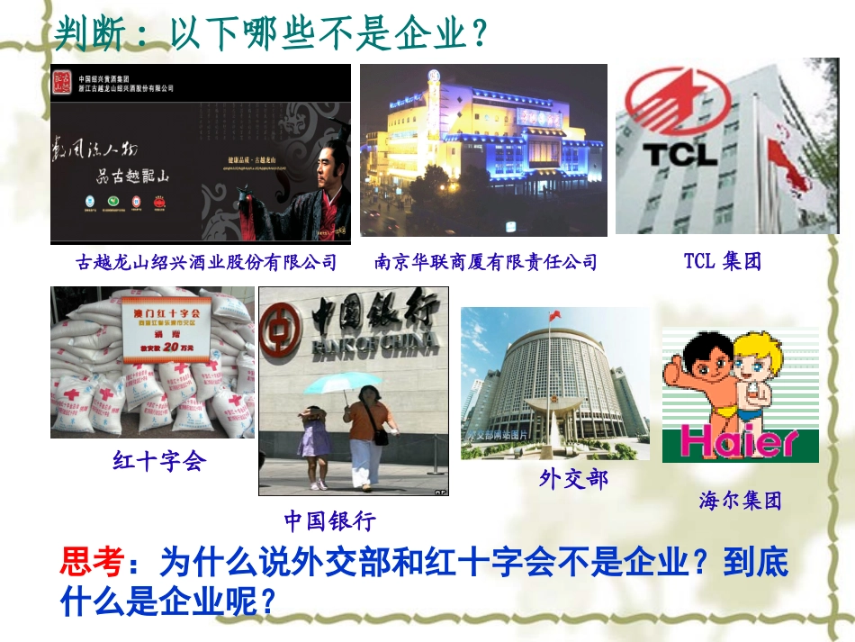 高中政治必修一第五课企业与劳动者(1)_公司的经营_第2页