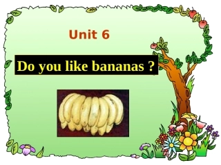 新目标七年级英语上册第六单元课件第一课时11