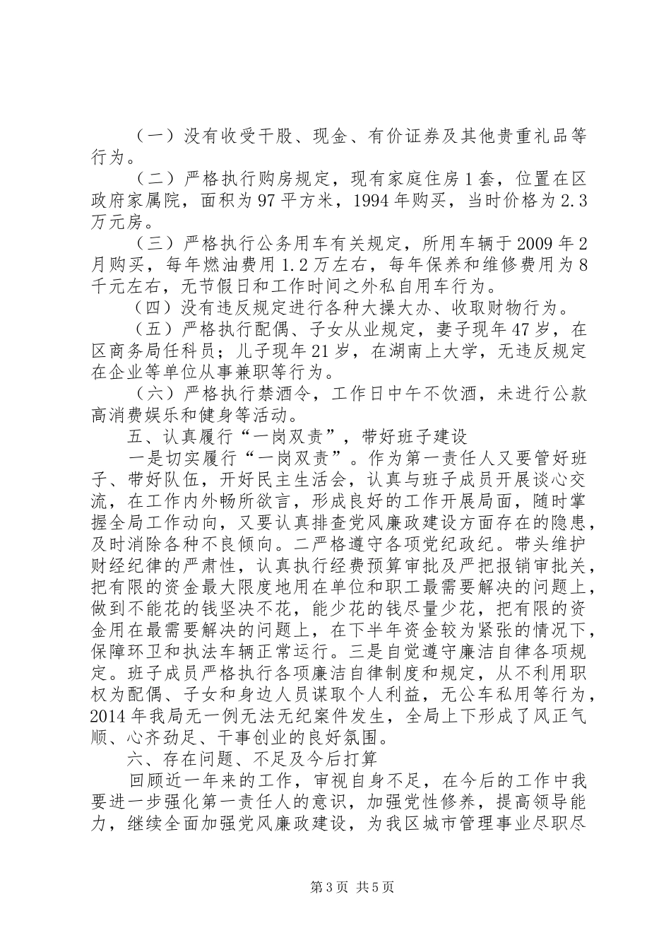 城管局党组书记述责述廉报告_第3页