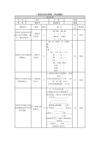 一致性分析对照表 (5)