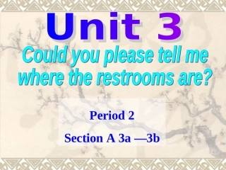 人教版新目标九年级unit3SectionA3a-3b