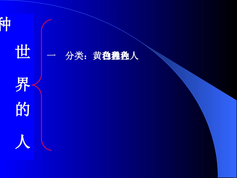 全国优秀课件第三章第二节世界的人种_第3页