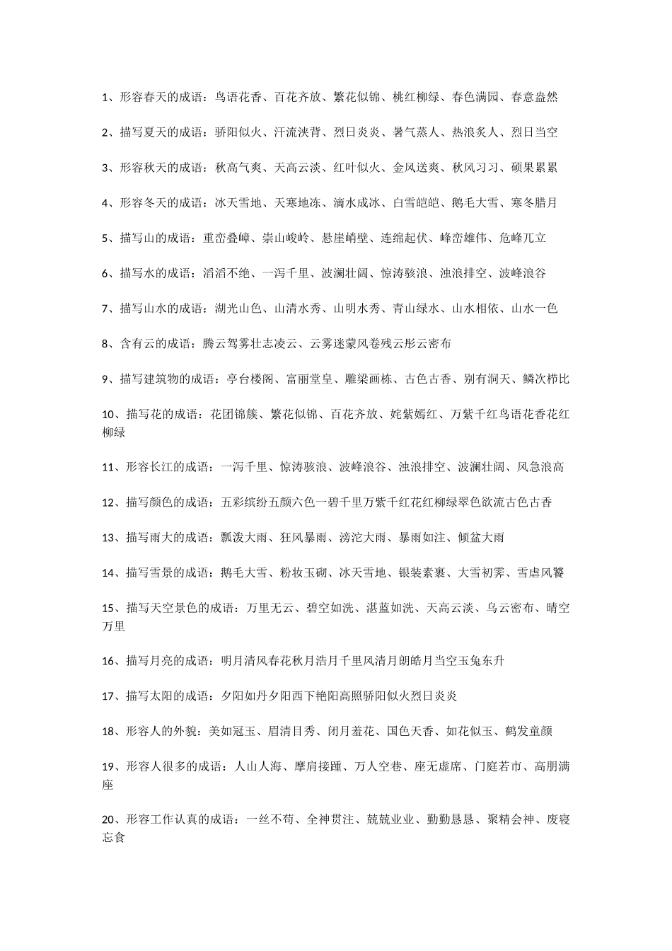 形容春天的成语_第1页