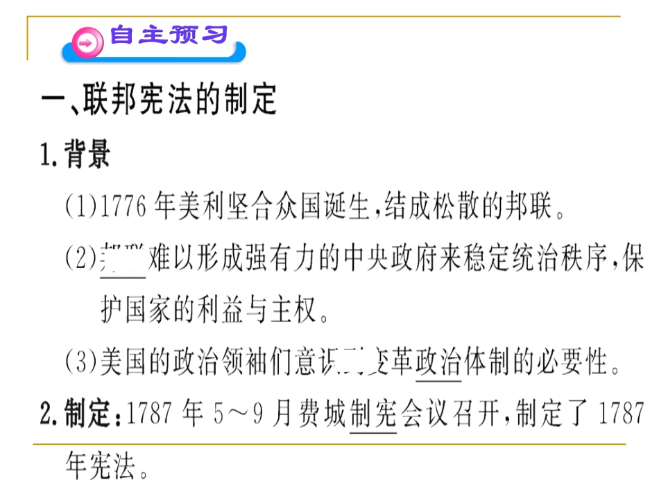 北美大陆上的新体制课件岳麓版必修_第3页