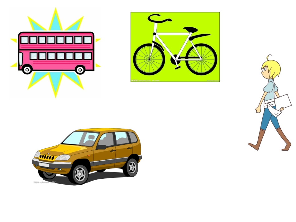 外研社二年级上册Module7Unit2Igobytrain课件2_第3页