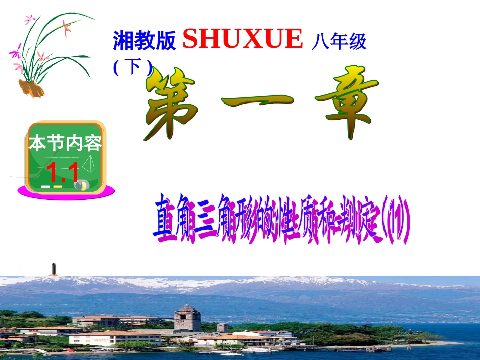 直角三角形的性质和判定_第1页