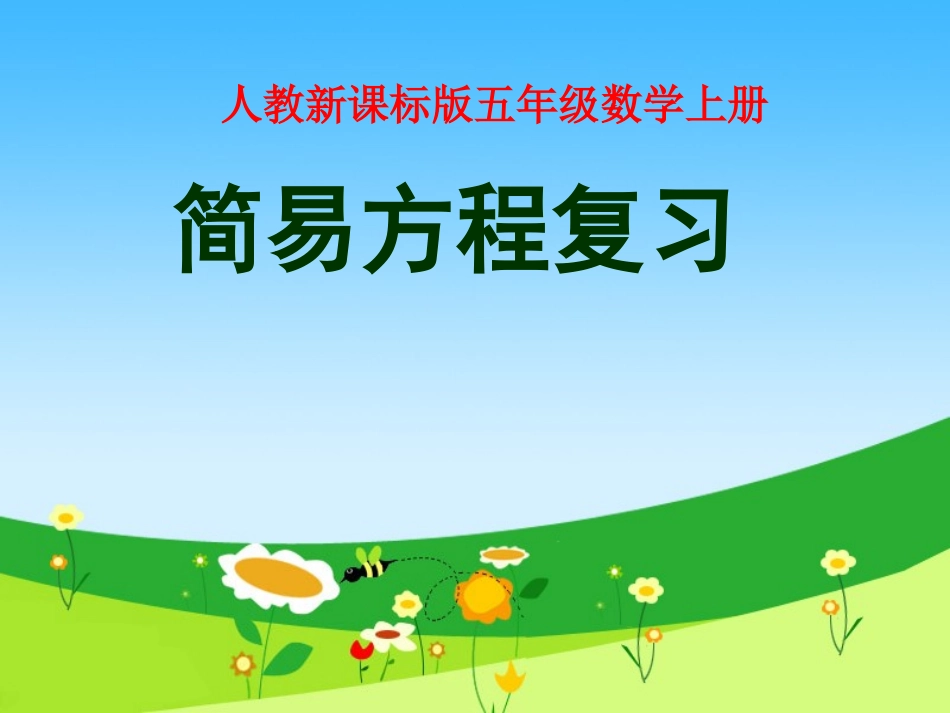 简易方程复习 (2)_第1页