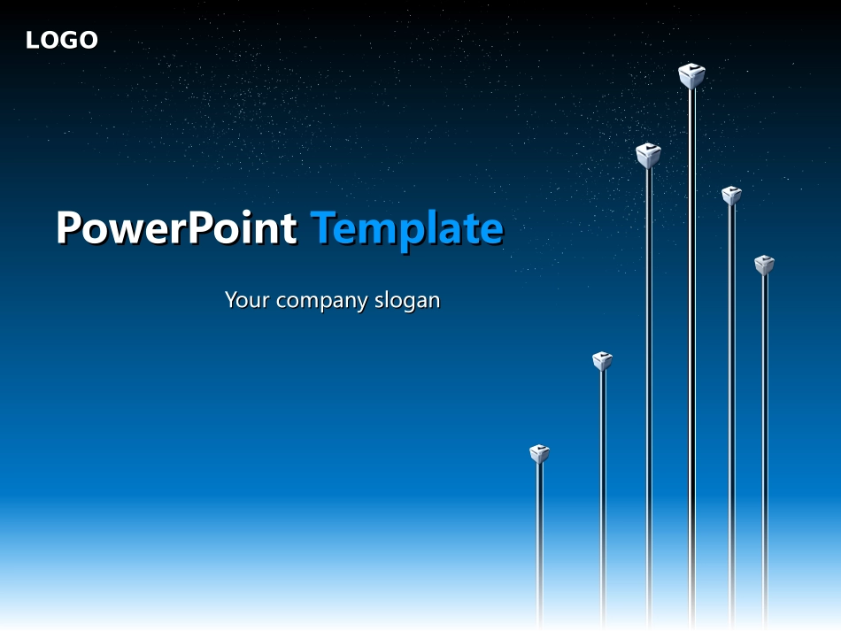 蓝色梦工厂模板_第1页