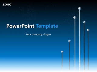 蓝色梦工厂模板