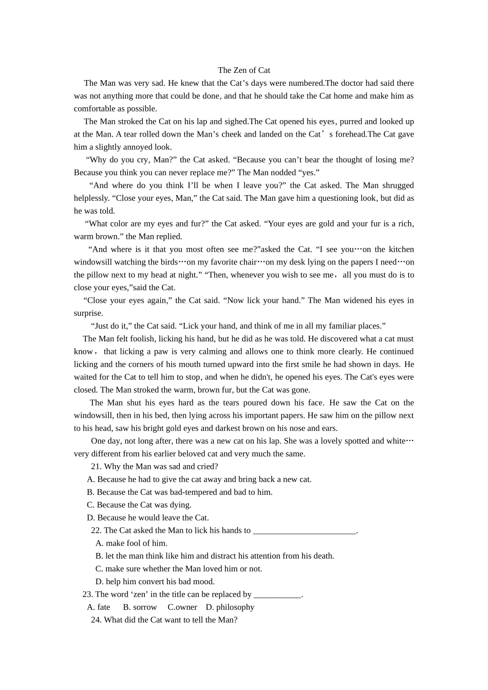 期中阅读AB篇_第1页