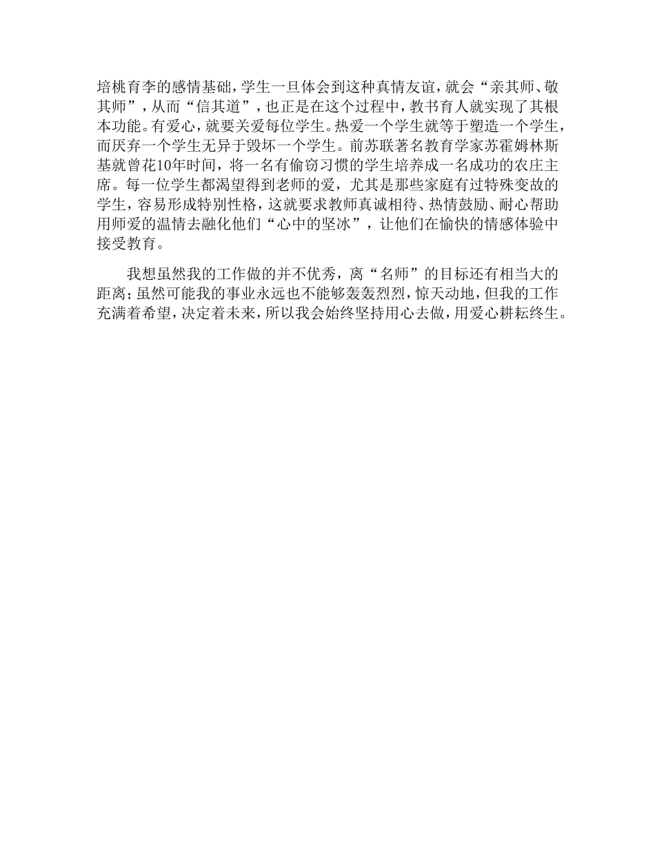 用爱心点燃学生的梦想_第2页