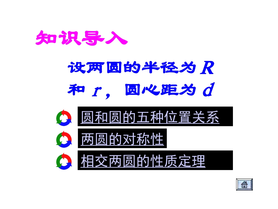 北师大版九年级数学下册【课件】36圆和圆的位置关系侯晓丽_第3页