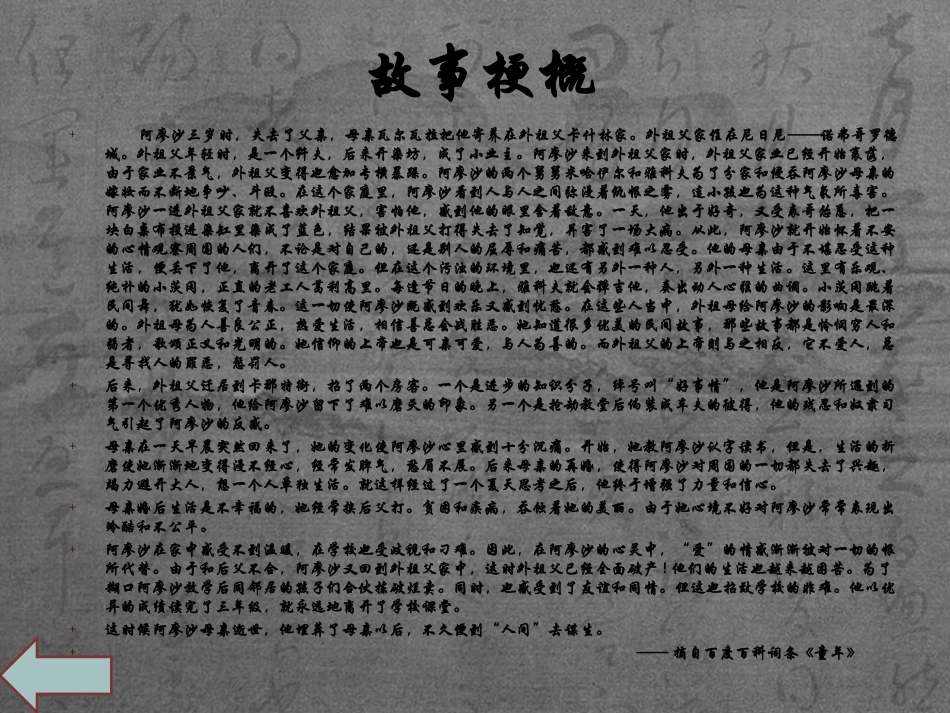 名著阅读《童年》-_第3页