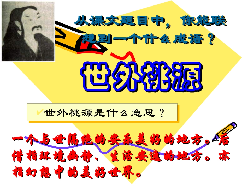 桃花源记复习课件_第3页