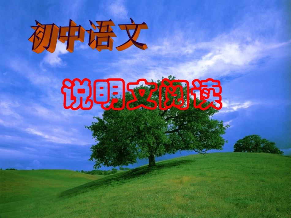 初二说明文阅读_第1页