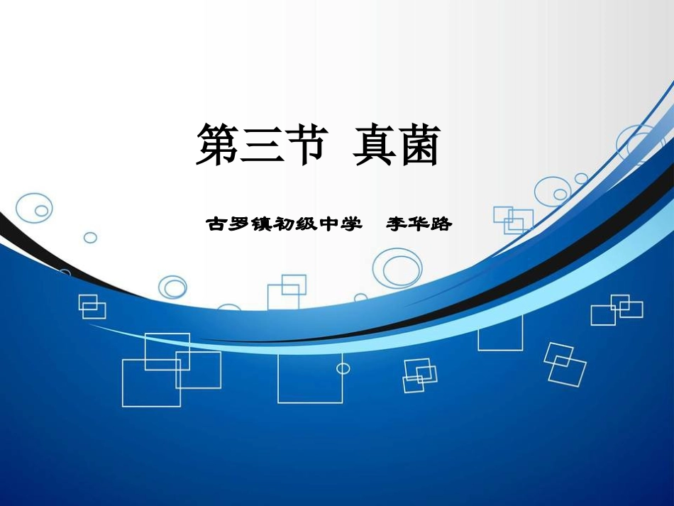 公开课真菌(上课)_第1页