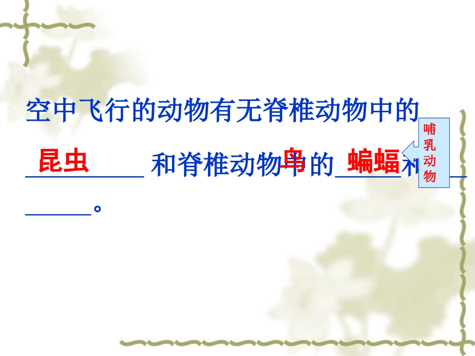 人教版八年级生物上册第一章第六节鸟槐英梅_第2页