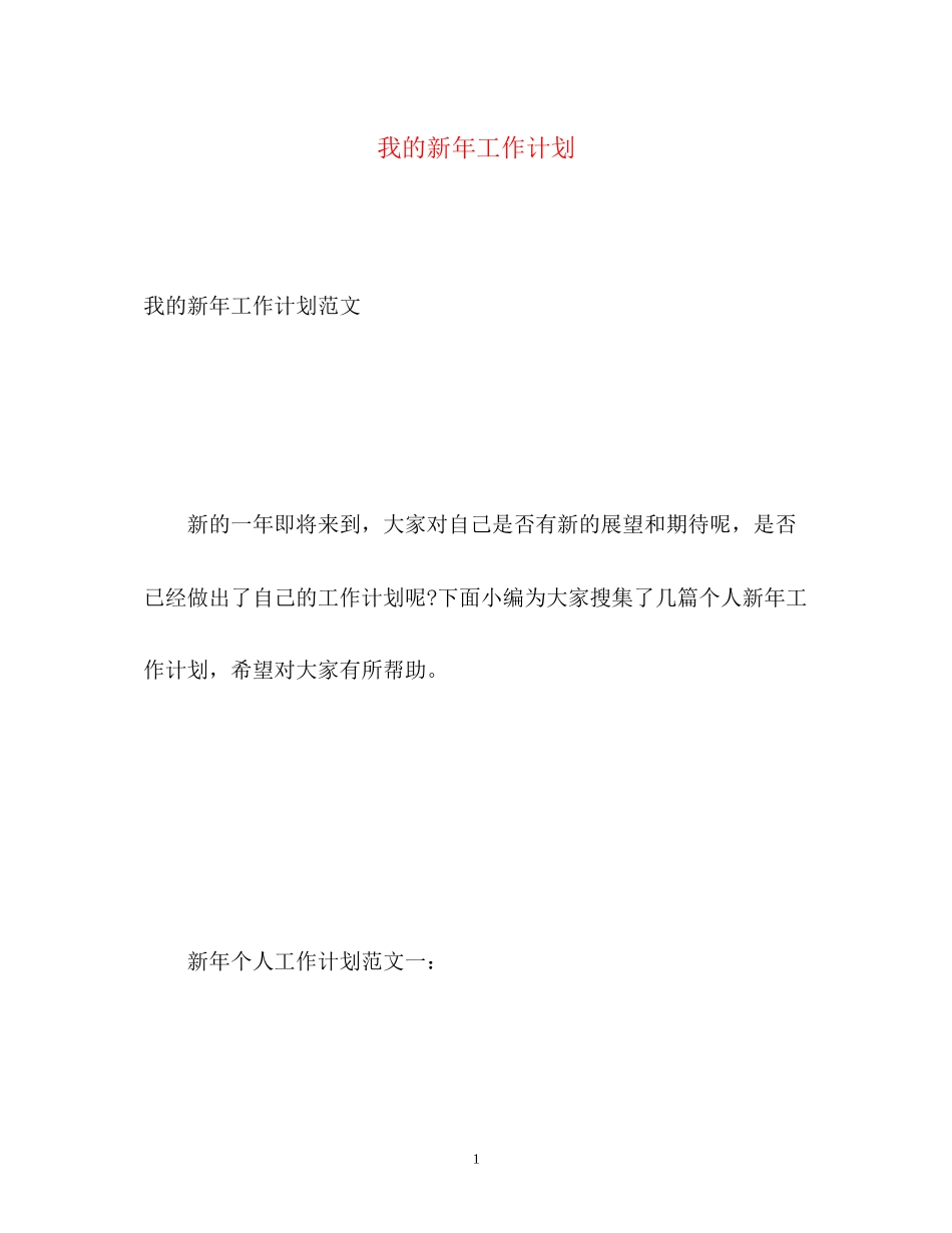 我的新年工作计划_第1页