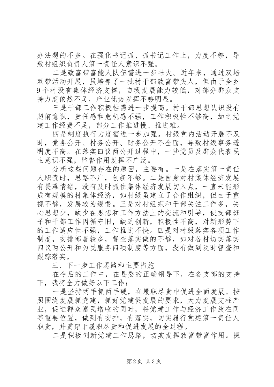 乡党委书记述职报告 (13)_第2页