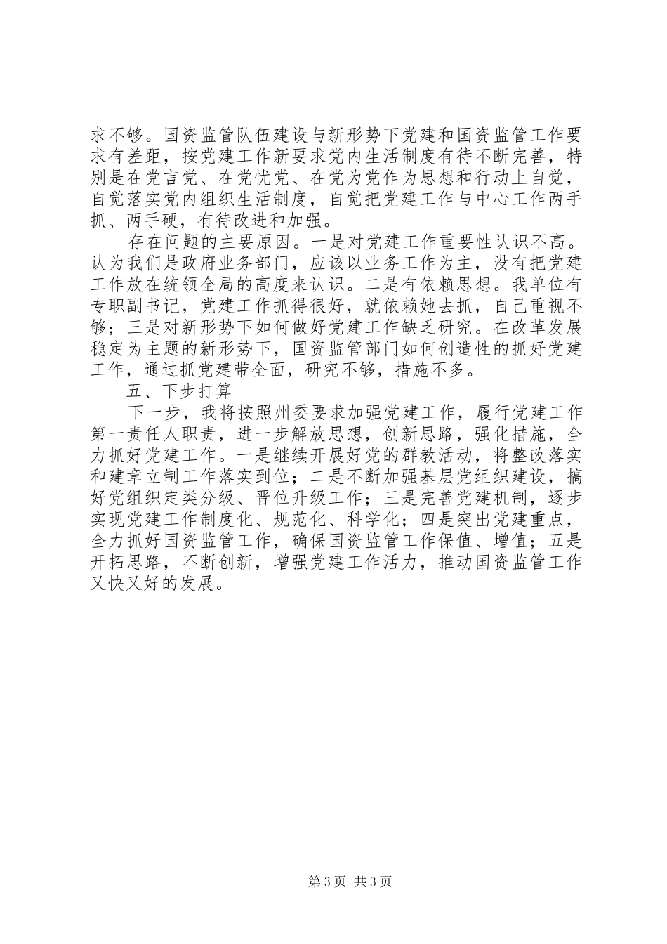 党建工作年终述职报告 (13)_第3页