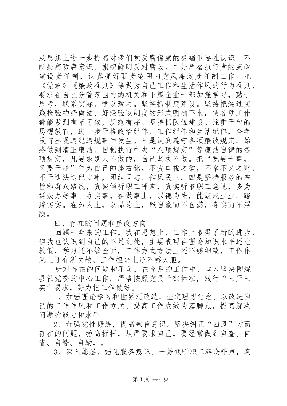 副职个人述职报告范文_第3页