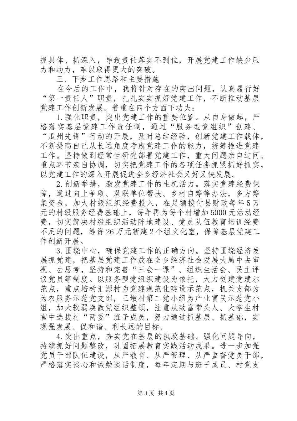 乡党委书记述职报告 (36)_第3页