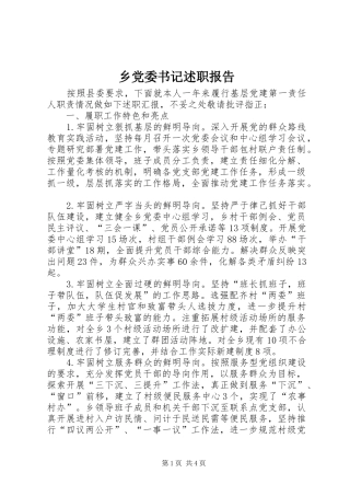 乡党委书记述职报告 (36)
