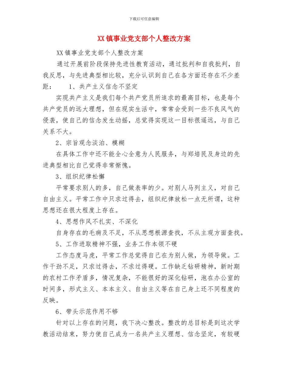 XX镇上半年社会治安综合治理暨平安创建工作总结与XX镇事业党支部个人整改方案汇编_第3页