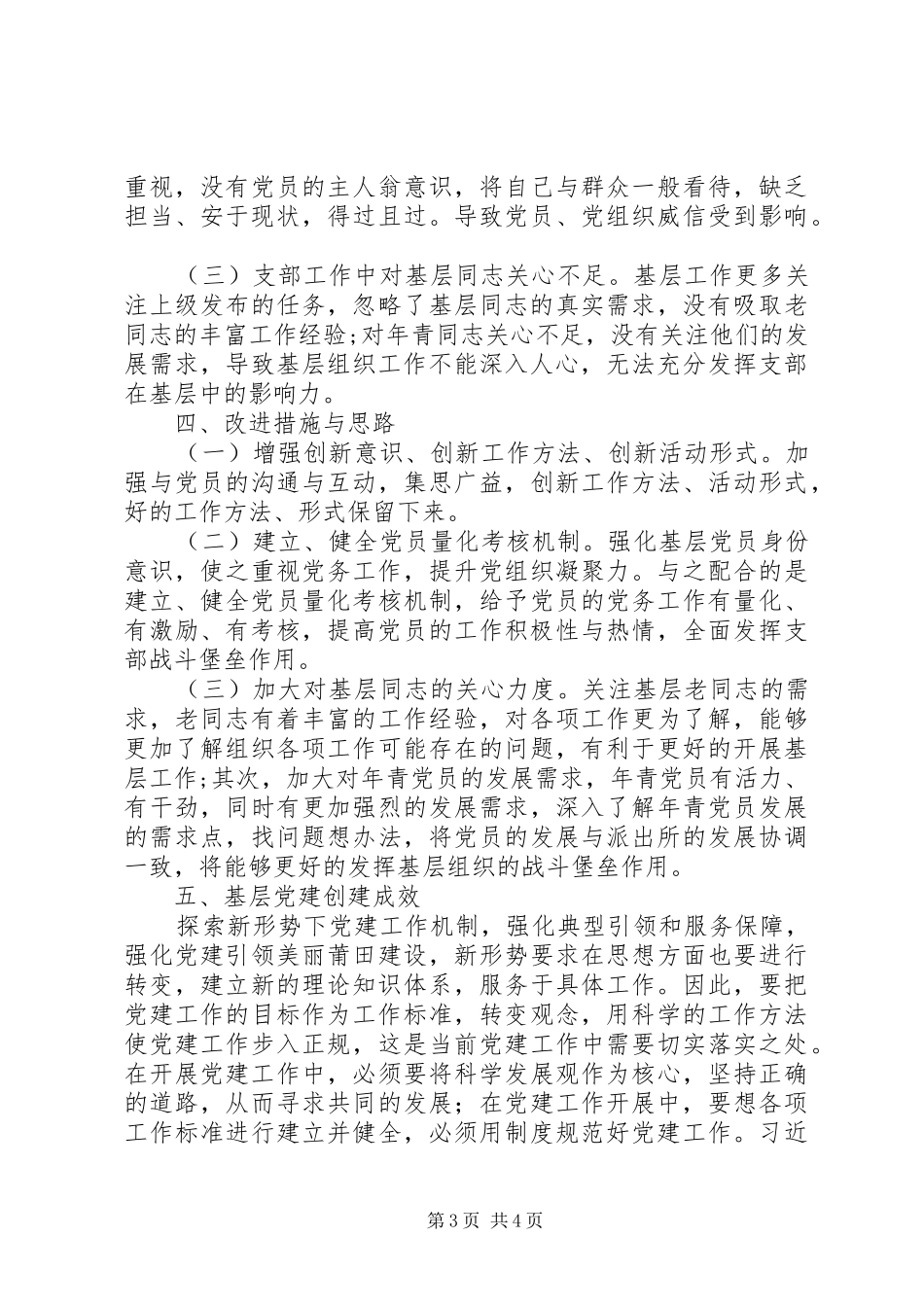 白沙所党支部书记述职报告_第3页