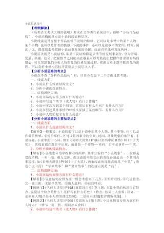 小说构思技巧