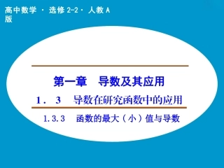 函数的最大值与导数