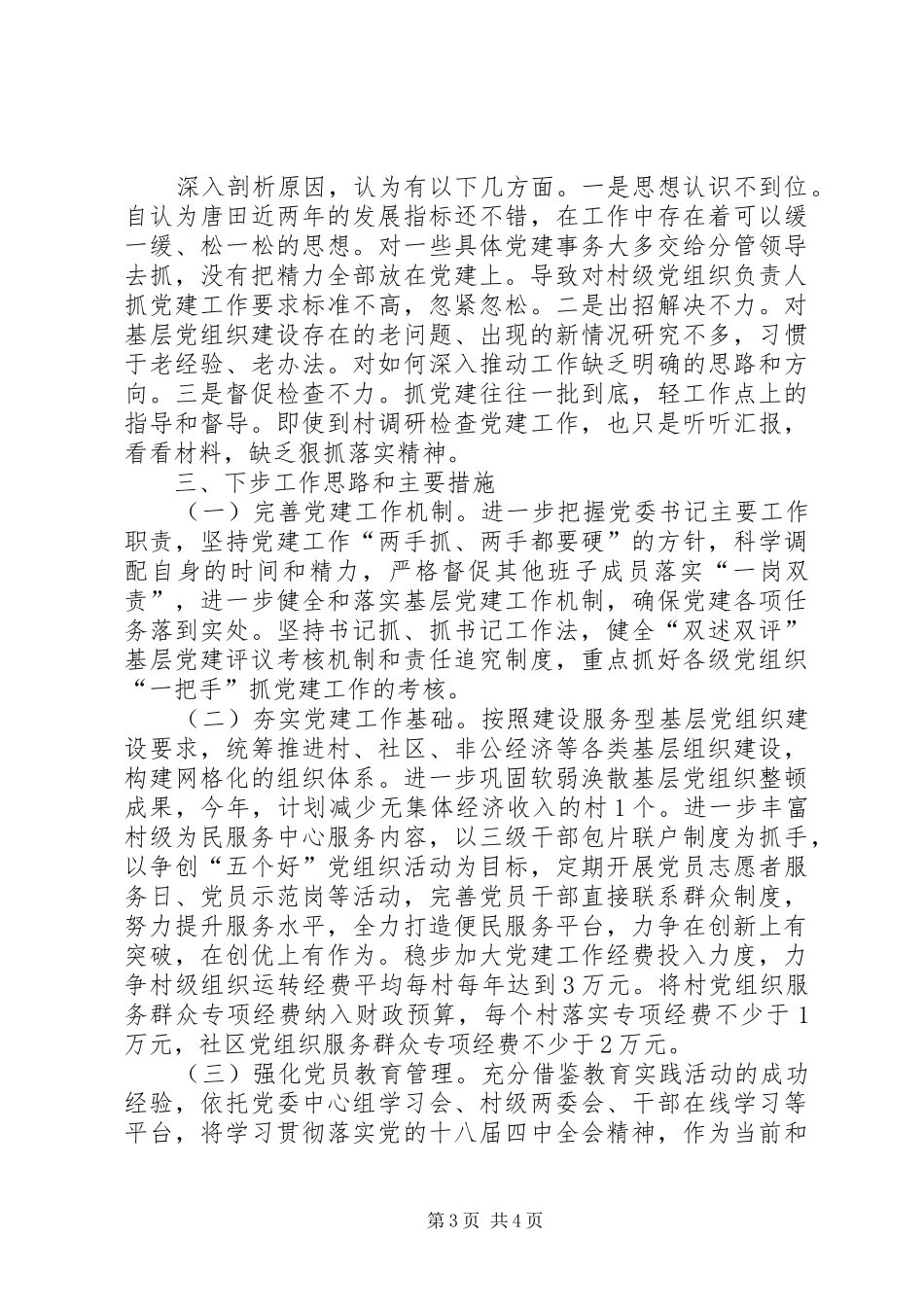 基层党建工作述职报告 (37)_第3页