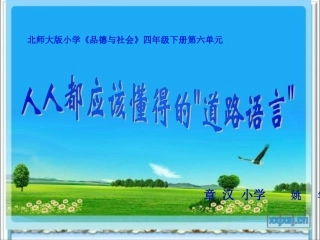 人人都应该懂得的道路语言