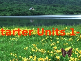 新目标英语七年级上册Starters1-3复习课件 (2)