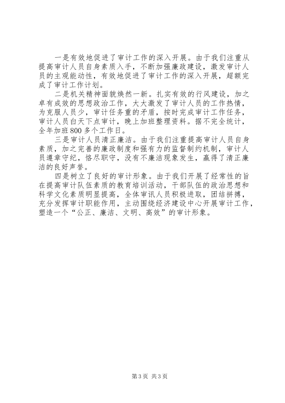 审计局长年终述廉报告_第3页