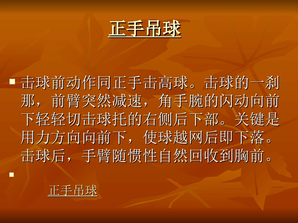 羽毛球技术《吊球》_第2页