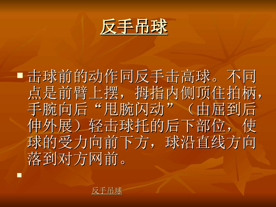 羽毛球技术《吊球》_第3页