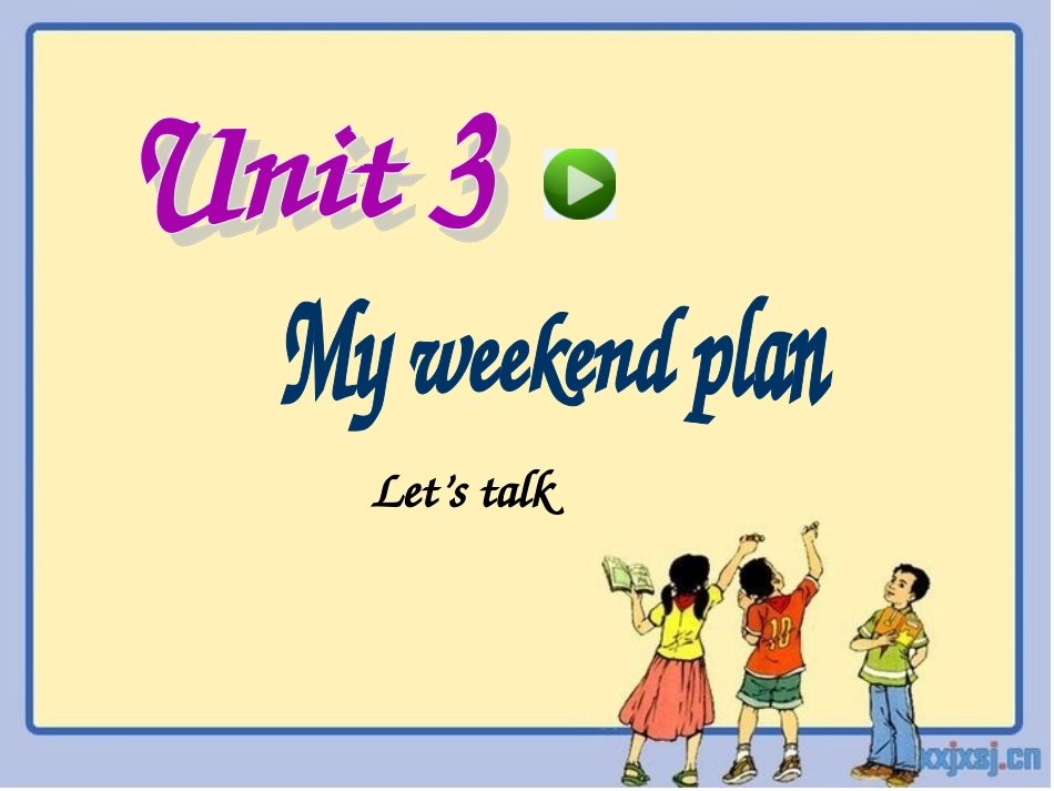 新版pep六年级英语上册_Unit3_My_weekend_plan__A_Let's_talk课件_第1页