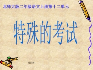 特殊的考试（正）