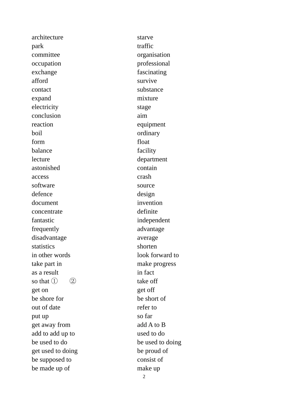 单词自我检测_第2页