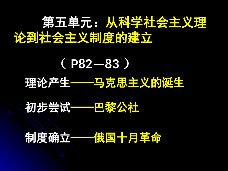 从科学社会主义理论到社会主义制度的建立_第1页
