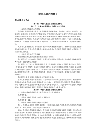 学前儿童艺术教育