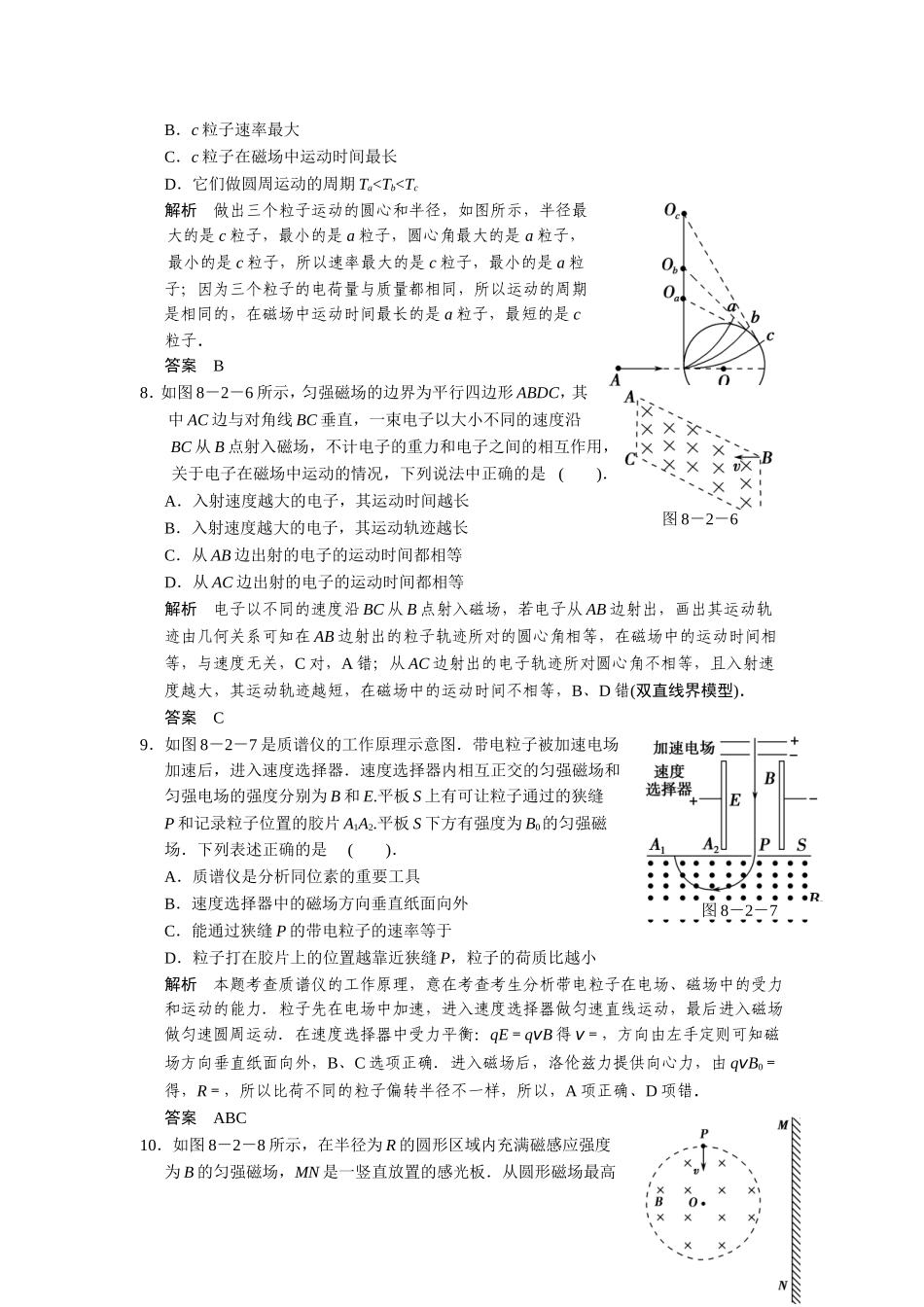 磁场对运动电荷的作用_第3页