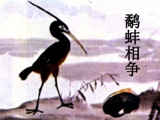 五年级上册25课《鹬蚌相争》课件2