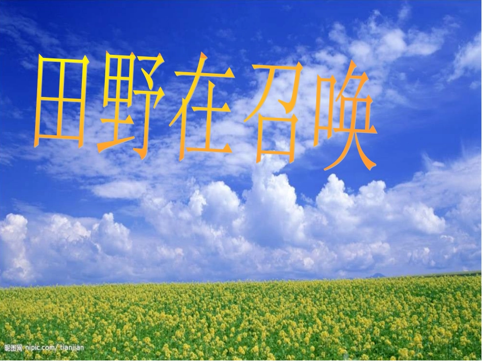 天野在召唤简单课件_第1页