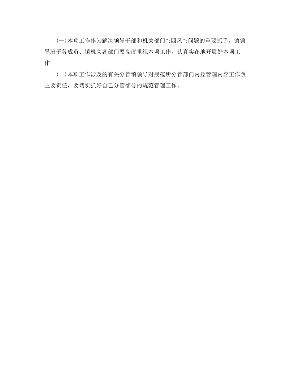 乡镇内部控制工作计划_第3页