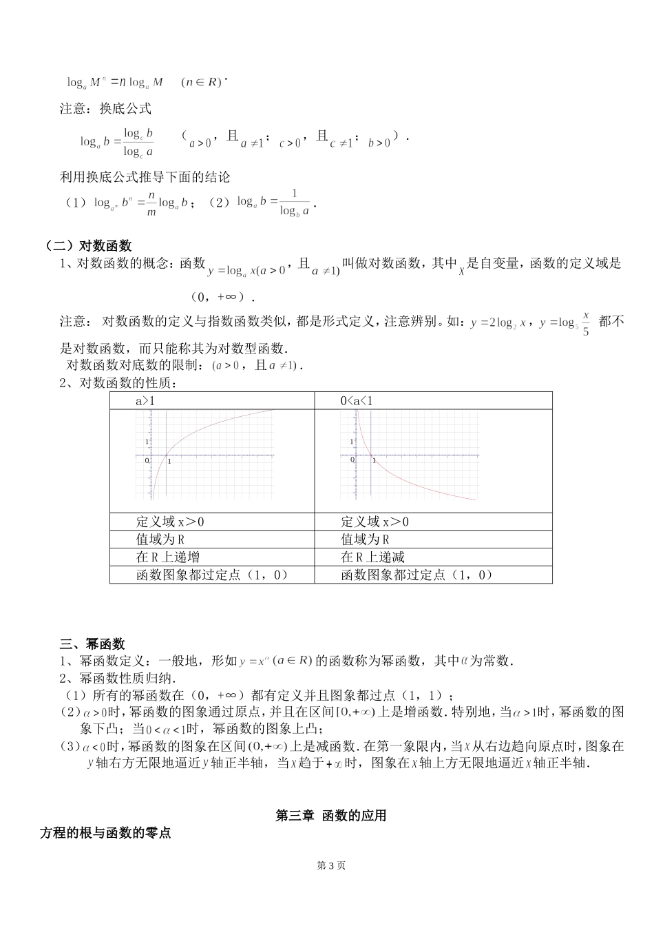 基本初等函数知识点总结_第3页