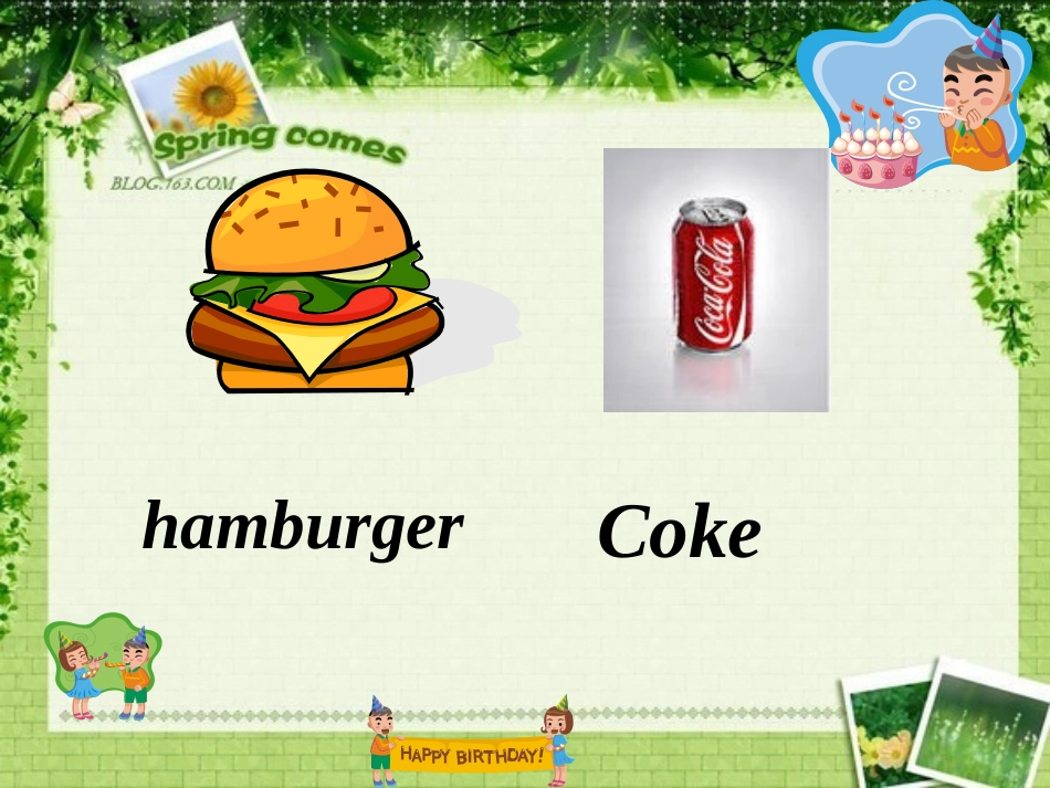 小学二年级(下)英语课件第2课_第2页